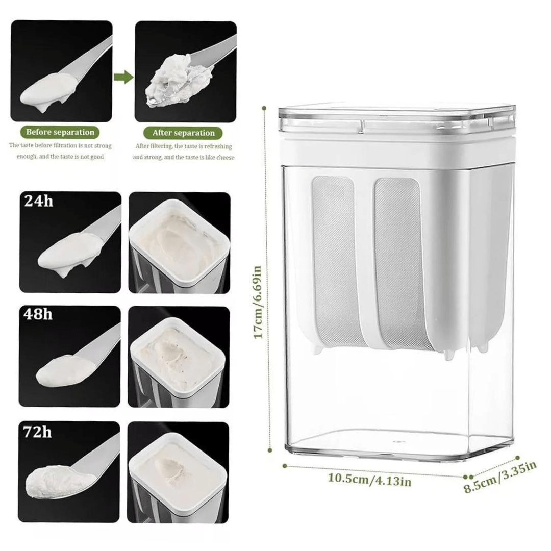 Multifunctional Yogurt Filter with Fine Mesh Strainer -Chef Choice