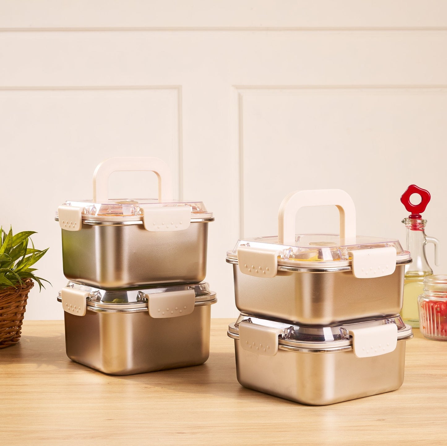 Fresh Lock Flat Bottom Meal Lunch Box
