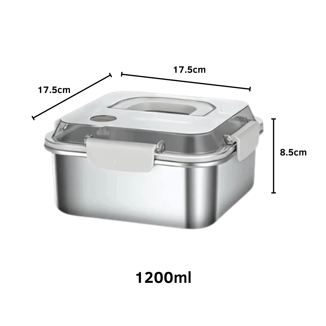 Fresh Lock Flat Bottom Meal Lunch Box