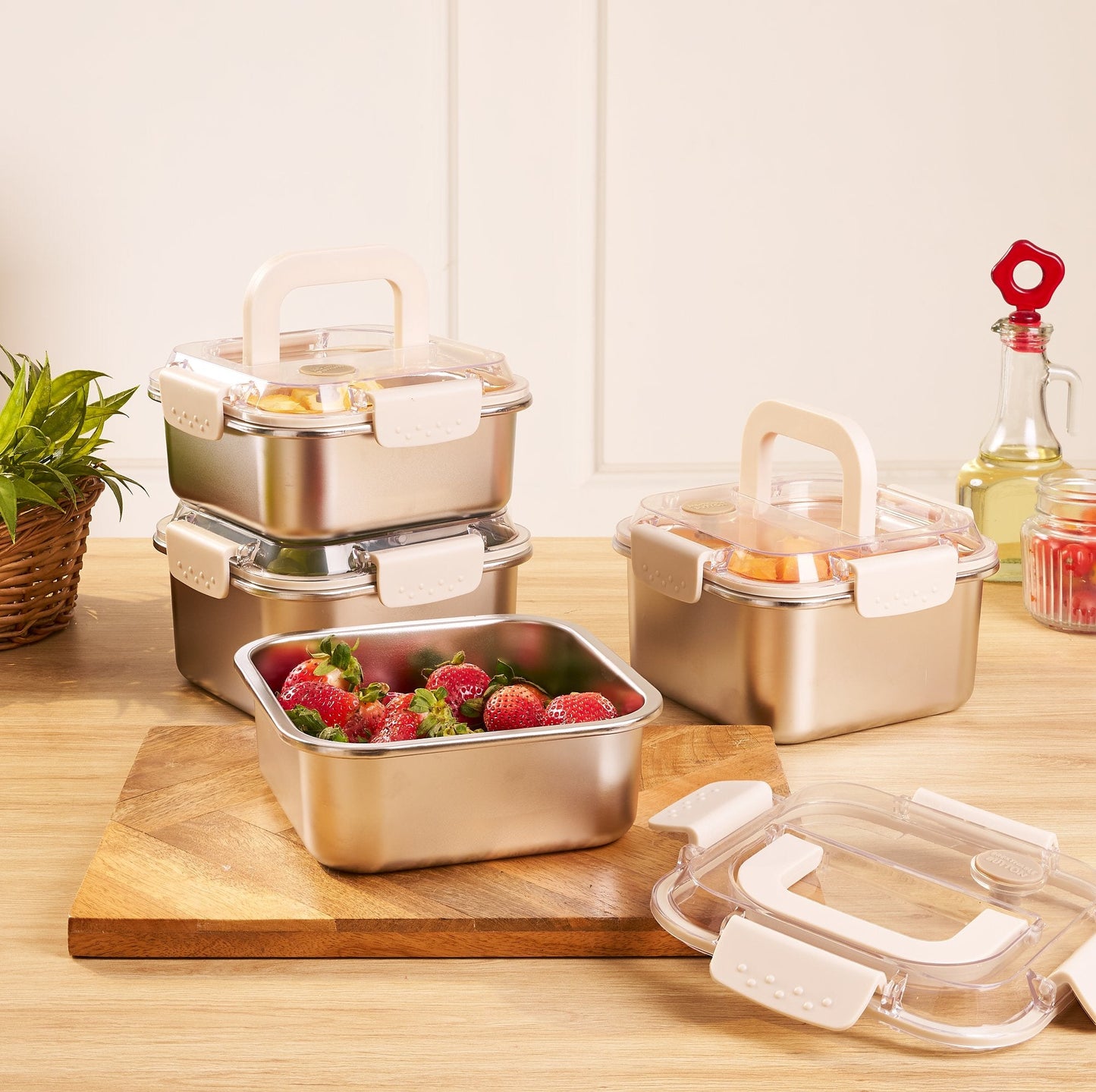 Fresh Lock Flat Bottom Meal Lunch Box