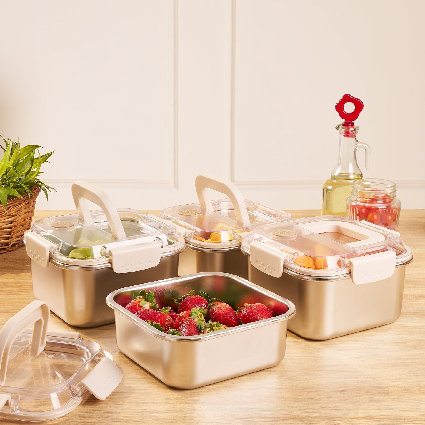 Fresh Lock Flat Bottom Meal Lunch Box