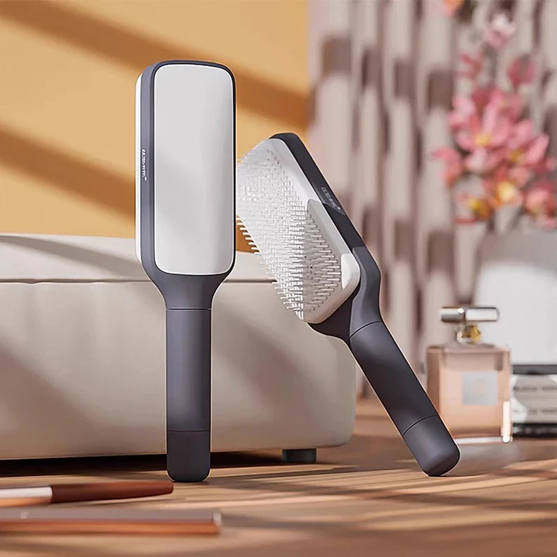 Healthy Hair, Clean Brush 4 In 1 Self Cleaning Hairbrush