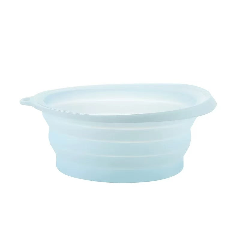 YYV® Foldable Portable Ice Cube Mold Ice Baby Home Travel Silicone Basin