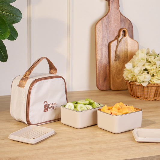 Microwaveable Stainless Steel Lunch Box