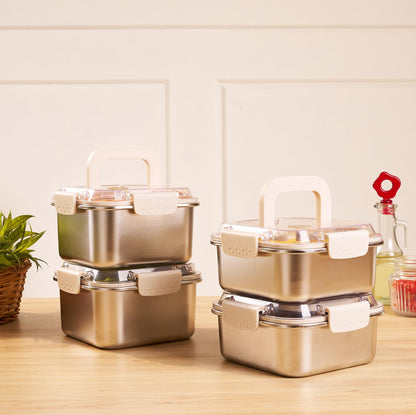 Fresh Lock  Flat Bottom Meal Lunch Box