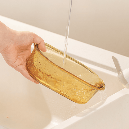 Multi-Functional Microwave-Safe Glass Lunch Box with Sealed Compartment(750ml)