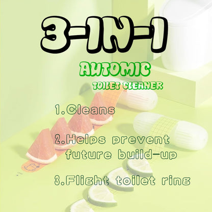 Toilet odor removal and cleaning,One that can be used for one month