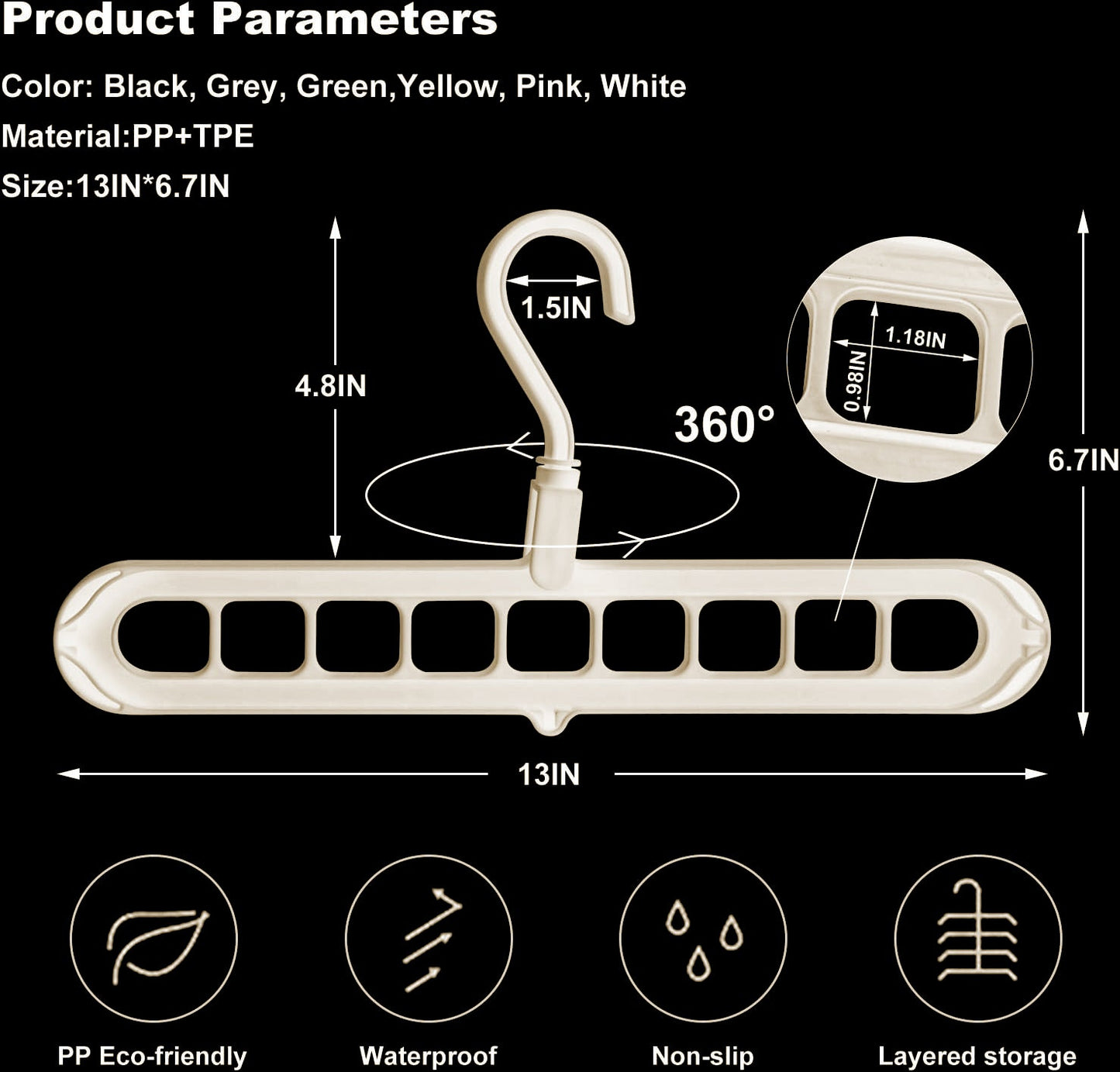 9-in-1 Smart Hanger Pro