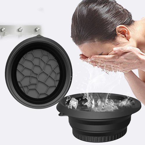 YYV® Foldable Portable Ice Cube Mold Ice Baby Home Travel Silicone Basin