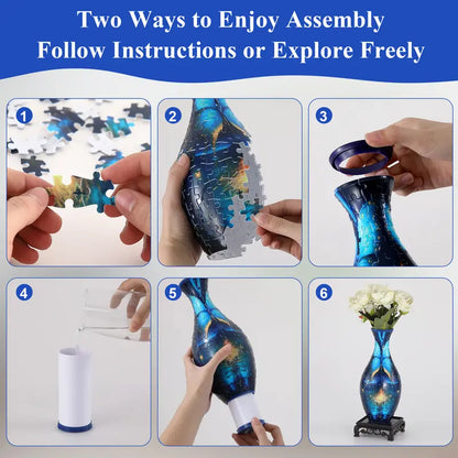 3D Puzzle Vase