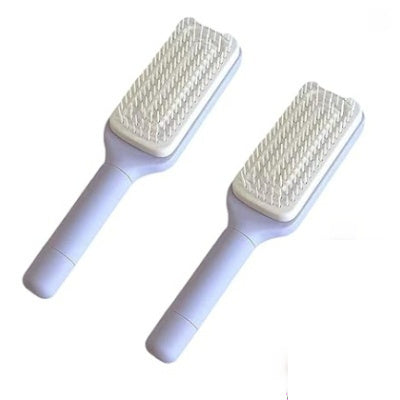 Healthy Hair, Clean Brush 4 In 1 Self Cleaning Hairbrush