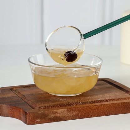 Elegant Glass Stirring Spoon