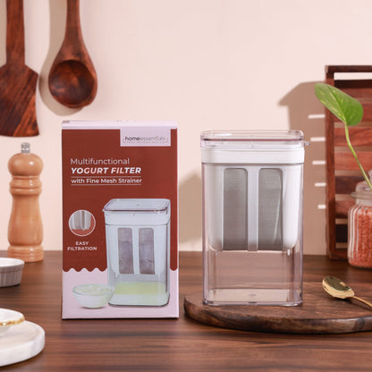 Multifunctional Yogurt Filter with Fine Mesh Strainer -Chef Choice