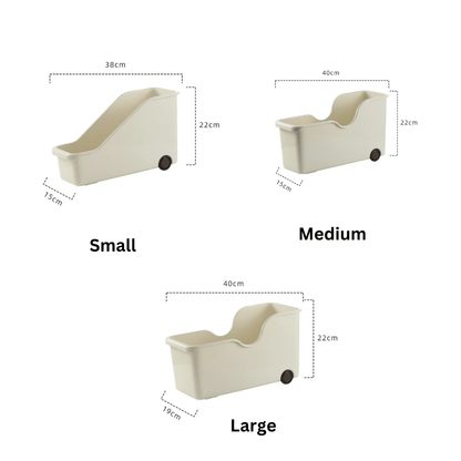 Multi-Purpose Storage Basket With Wheels